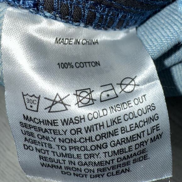 Barney Cools NWT Men's Poolside 17" Denim Pull-On Shorts Indigo Size 30 - Picture 7 of 8